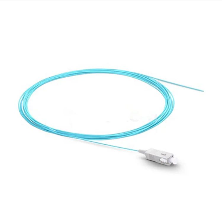 SC OM3 MM fiber optic Pigtail 9/125 Single Mode Optical fiber pigtail 0.9mm PVC Jacket
SC OM3 MM fiber optic Pigtail 9/125 Single Mode Optical fiber pigtail 0.9mm PVC Jacket