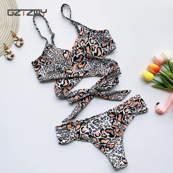 Leopard Bikini 2020 New Lace-up Swimwear Women Printed Split Swimsuit Summer Bathing Suit Women Biquini Gratis Para O Brasil
Leopard Bikini 2020 New Lace-up Swimwear Women Printed Split Swimsuit Summer Bathing Suit Women Biquini Gratis Para O Brasil