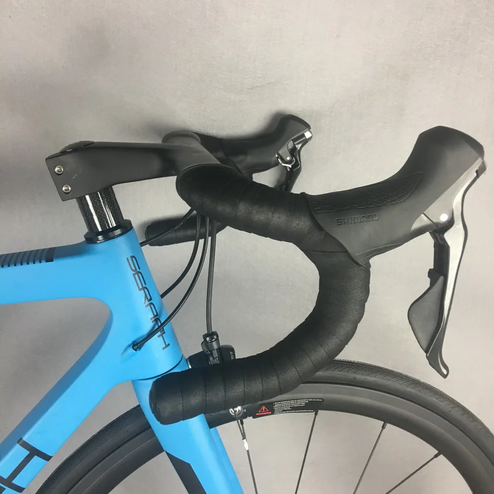 Cheap 2019 Blue paint seraph brand complete bike SH1MANO R8000 groupset with 22 speed 700*25C tire complete carbon road  bicycle FM686 4