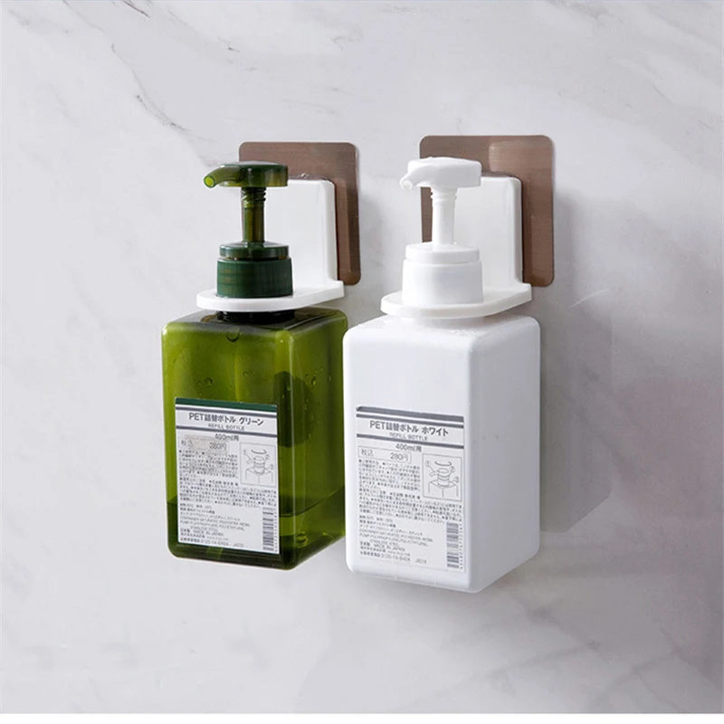 מדבקות לקיר לתליית תמרוקים וסבון נוזלי מדבקות לקיר לתליית תמרוקים וסבון נוזלי