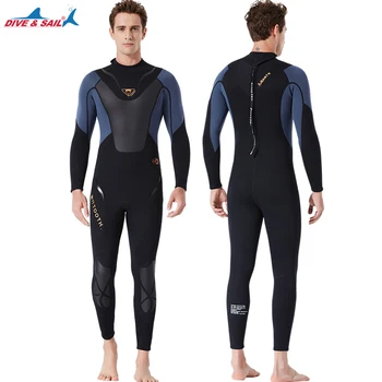 DIVE&SAIL Man 3MM Neoprene Diving Cloth Long Sleeve One-Piece Wetsuit Body Diving Jumpsuit Surfing Snorkeling Anti UV Swimwear
DIVE&SAIL Man 3MM Neoprene Diving Cloth Long Sleeve One-Piece Wetsuit Body Diving Jumpsuit Surfing Snorkeling Anti UV Swimwear
