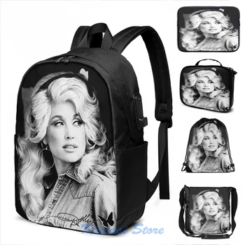 BLACK & WHITE BEAUTIFUL LEGEND MUSIC COUNTRY CLASSIC DOLLY PARTON #03 SIGNATURE USB Charge Backpack School Travel laptop bag
BLACK & WHITE BEAUTIFUL LEGEND MUSIC COUNTRY CLASSIC DOLLY PARTON #03 SIGNATURE USB Charge Backpack School Travel laptop bag
