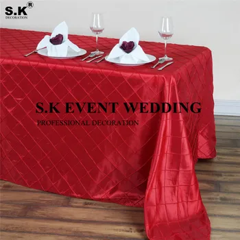 Rectangle Pintuck Taffeta Table Cloth Banquet Poly Tablecloth For Wedding Event Home Decoration 
Rectangle Pintuck Taffeta Table Cloth Banquet Poly Tablecloth For Wedding Event Home Decoration