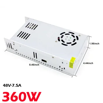 48V 7.5A 360W S-360-48 Switching Power Supply LED Strip Power Source Adapter Transformer LED Power Supply Voltage Regulator
48V 7.5A 360W S-360-48 Switching Power Supply LED Strip Power Source Adapter Transformer LED Power Supply Voltage Regulator