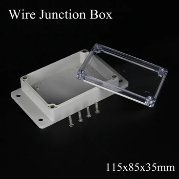 115x85x35mm ABS Plastic IP65 Waterproof Wire Junction Box Clear Outdoor Case Transparent Connector Project Box Mounted Enclosure
115x85x35mm ABS Plastic IP65 Waterproof Wire Junction Box Clear Outdoor Case Transparent Connector Project Box Mounted Enclosure