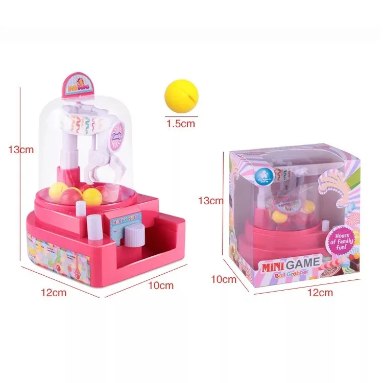 Mini Catch Candy Machine Coin Candy-clipping Machine Game Console Toy Manual Small Ball-Catching Machine Clip Crane Machine
Mini Catch Candy Machine Coin Candy-clipping Machine Game Console Toy Manual Small Ball-Catching Machine Clip Crane Machine