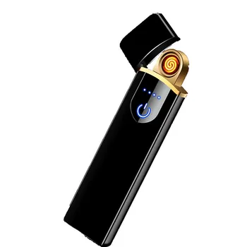 USB Novelty Touch Electronic Lighter Windproof Electric Wire Metal Cigarette Lighter for Male Women Smoking Accessories Gift Box
USB Novelty Touch Electronic Lighter Windproof Electric Wire Metal Cigarette Lighter for Male Women Smoking Accessories Gift Box