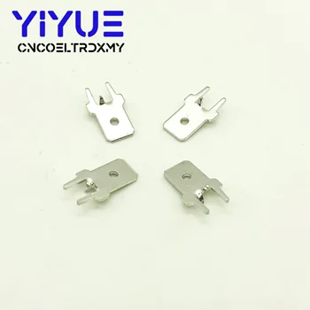 100pcs 6.3 Inserts Plug Spring Terminal 250 PCB Solder lug DJ611 6.3 thickness 0.8 two legs ,PCB welding sheet
100pcs 6.3 Inserts Plug Spring Terminal 250 PCB Solder lug DJ611 6.3 thickness 0.8 two legs ,PCB welding sheet