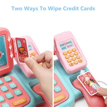 Durable Durable Cash Register Toy Pretend Play Educational Toy With Scanner Sound Music Microphone Calculator Play Money&Grocery
Durable Durable Cash Register Toy Pretend Play Educational Toy With Scanner Sound Music Microphone Calculator Play Money&Grocery