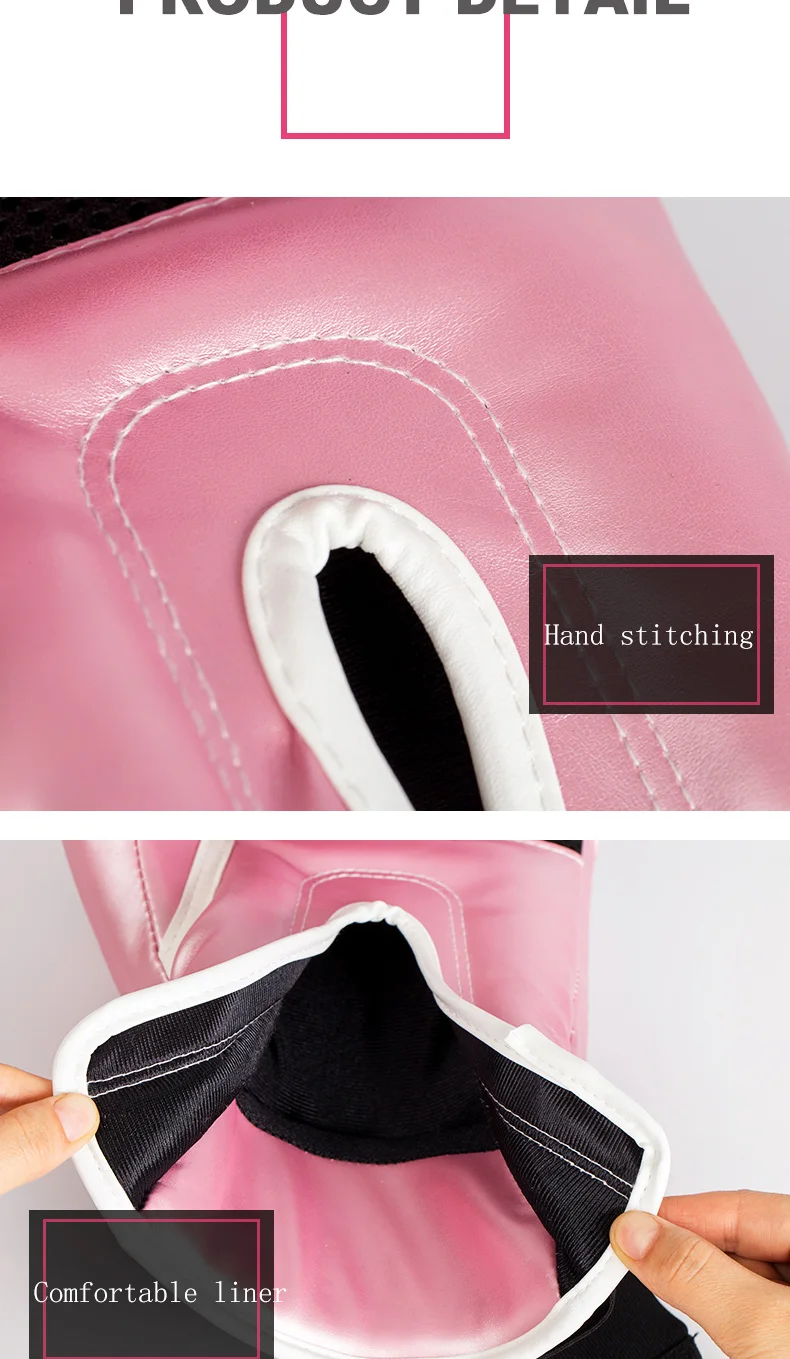 Pink Boxing Gloves Women Training PU Sanda Kickboxing Mitts Muay Thai Fighting Sandbags Kickboxing Gloves Men 8 Heaba95854a5c4f5b83c2b72f8e7346b8f ShopWPH.com 1