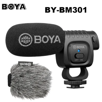 BOYA BY-BM3011 Mini Studio Microphone On Camera Cardioid Condenser Audio Video Mic for Canon Nikon DSLR PC Smartphone Live Vlog
BOYA BY-BM3011 Mini Studio Microphone On Camera Cardioid Condenser Audio Video Mic for Canon Nikon DSLR PC Smartphone Live Vlog