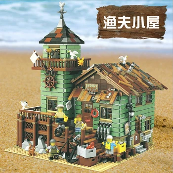 IDEAS Creator MOC Series Old Fishing Store Set Compatible 21310 Building Blocks Bricks House for Kids gifts architecture Toys
IDEAS Creator MOC Series Old Fishing Store Set Compatible 21310 Building Blocks Bricks House for Kids gifts architecture Toys