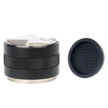 51mm Espresso Tamper Dispenser,Double-Head Coffee Leveler,Espresso Tamper with Adjustable Depth with Silicone Tamper Mat
51mm Espresso Tamper Dispenser,Double-Head Coffee Leveler,Espresso Tamper with Adjustable Depth with Silicone Tamper Mat