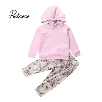Spring Autumn Kids Cotton Clothes Sets Baby Girls Sports Hooded T-Shirt Pants 2pcs/Sets Fashion Children Casual Tracksuits 0-2Y 
Spring Autumn Kids Cotton Clothes Sets Baby Girls Sports Hooded T-Shirt Pants 2pcs/Sets Fashion Children Casual Tracksuits 0-2Y