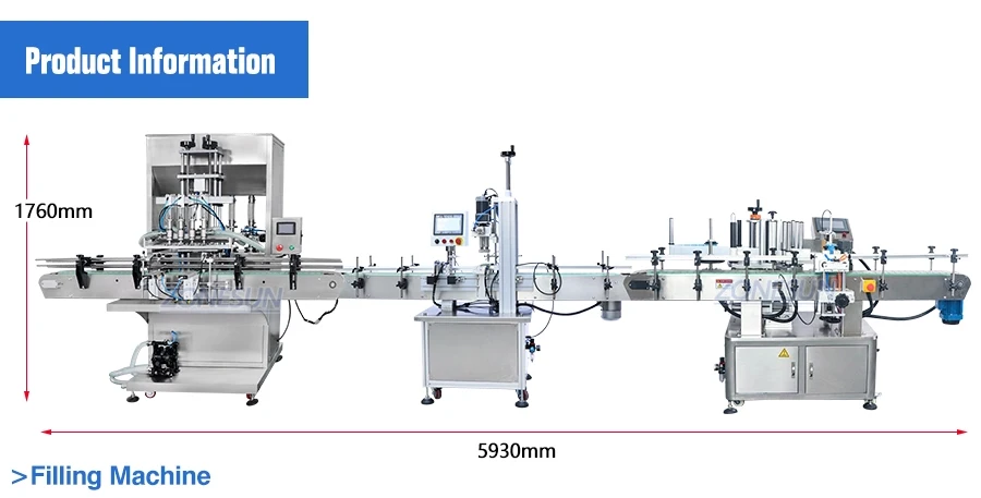 ZONESUN ZS-FAL180P6 Servo Liquid Paste Filling Capping And Labeling Machine