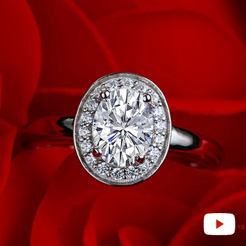 6*8mm S925 Fine Jewelry sterling silver ring imitation diamond Carat 4Cs wedding proposal dream 
6*8mm S925 Fine Jewelry sterling silver ring imitation diamond Carat 4Cs wedding proposal dream