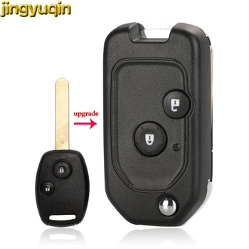 jingyuqin Modified Remote Flip Car Key Shell For Honda fit Accord Civic 2006-2011 CRV 2018 Pilot 2 BTN Key Fob with Button Pad
jingyuqin Modified Remote Flip Car Key Shell For Honda fit Accord Civic 2006-2011 CRV 2018 Pilot 2 BTN Key Fob with Button Pad