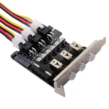 CYDZ Intelligent Control Management System 3 Hard Disk Control System HDD SSD Power Switch with Low Profile Bracket
CYDZ Intelligent Control Management System 3 Hard Disk Control System HDD SSD Power Switch with Low Profile Bracket