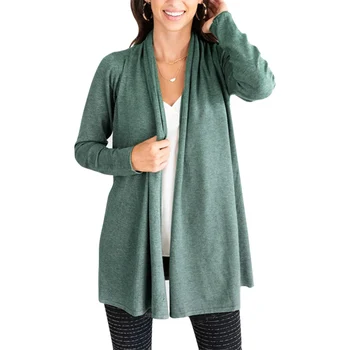 Cardigans Women Casual Solid Color Long Sleeve Knitted Cardigans Elegant Fashion Female Tops High Quality
Cardigans Women Casual Solid Color Long Sleeve Knitted Cardigans Elegant Fashion Female Tops High Quality