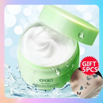 EFERO Tea Tree Essence Anti Acne Cream Reduce Face Fine Lines Tighten Pores Acne Pimple Remove Oil Control Whitening Face Cream
EFERO Tea Tree Essence Anti Acne Cream Reduce Face Fine Lines Tighten Pores Acne Pimple Remove Oil Control Whitening Face Cream