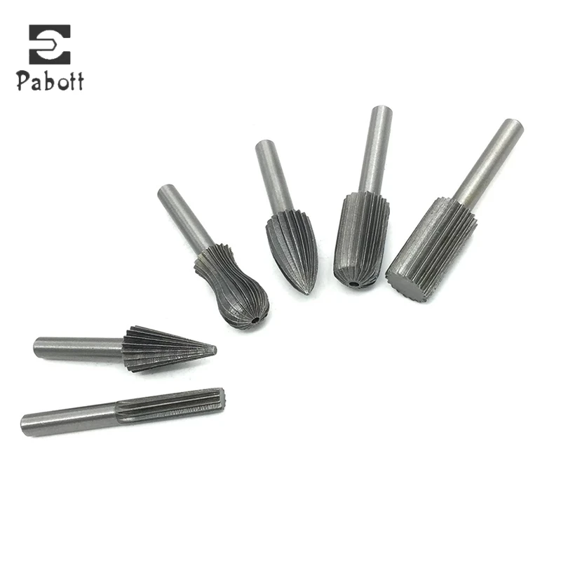 6Pcs Silver Woodworking Carving Knife Routing Rotary File Cutter Wood Milling High Carbon Steel Tool Accessories
6Pcs Silver Woodworking Carving Knife Routing Rotary File Cutter Wood Milling High Carbon Steel Tool Accessories