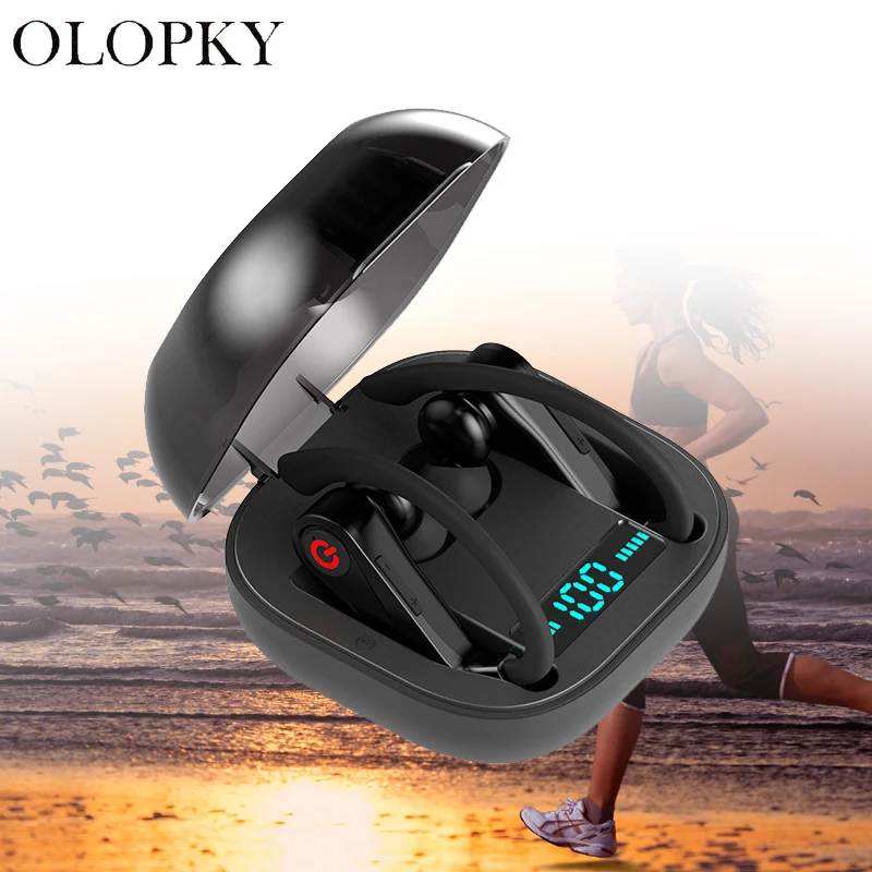 Ear Hook Wireless Bluetooth Earphone Handsfree Earbuds Charging Box Power Display Headsets Noise Reduction HD Voice For Sumsung
Ear Hook Wireless Bluetooth Earphone Handsfree Earbuds Charging Box Power Display Headsets Noise Reduction HD Voice For Sumsung