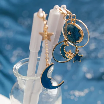 12Pcs/Set Cute Kawaii Moon Planet Pendant Gel Pen 0.5mm Black Simple Fresh Pens for Gifts School Office Stationery YD40
12Pcs/Set Cute Kawaii Moon Planet Pendant Gel Pen 0.5mm Black Simple Fresh Pens for Gifts School Office Stationery YD40