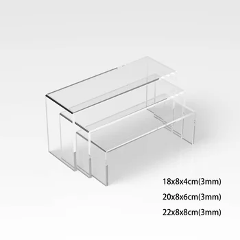 3mm 1 Set Of Display Stands Acrylic Stand Jewelry Showcase Storage Rack Shelf Holder 3PCS For Shoes
3mm 1 Set Of Display Stands Acrylic Stand Jewelry Showcase Storage Rack Shelf Holder 3PCS For Shoes