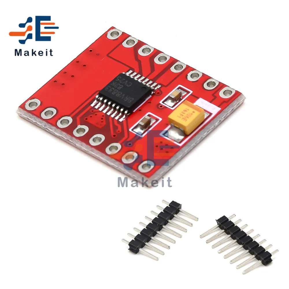 DRV8833 Dual DC Motor Driver Board Module 2 Channel for Arduino Microcontroller 3V-10V 1.5A Driver Board
DRV8833 Dual DC Motor Driver Board Module 2 Channel for Arduino Microcontroller 3V-10V 1.5A Driver Board