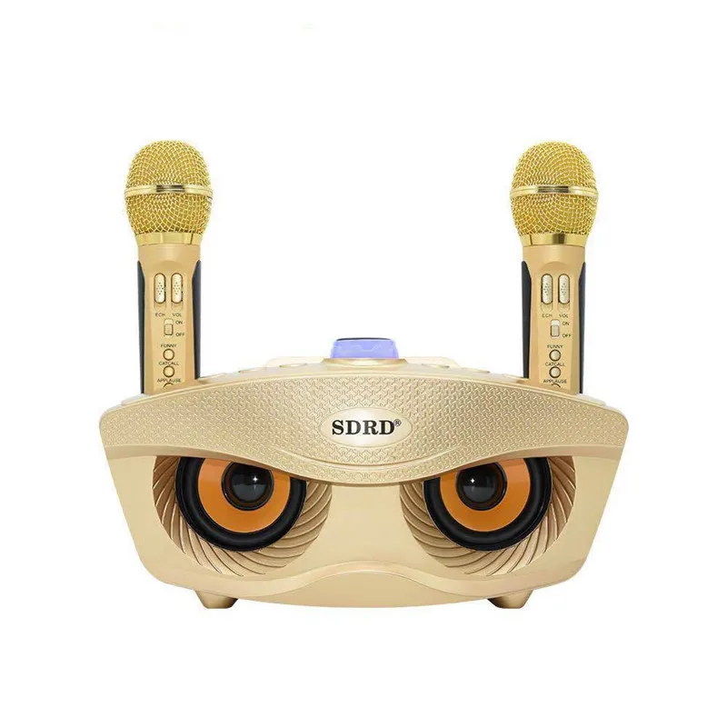 New SDRD home audio microphone integrated double chorus mobile phone K song Bluetooth speaker support TF card
New SDRD home audio microphone integrated double chorus mobile phone K song Bluetooth speaker support TF card