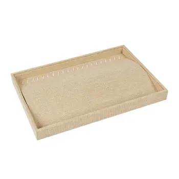 Sackcloth Jewelry Showcase Stackable Burlap Ring/Necklace Case Display Holder X3UE
Sackcloth Jewelry Showcase Stackable Burlap Ring/Necklace Case Display Holder X3UE