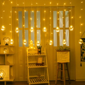 LED Christmas Hanging Lights Lamps Xmas Decorative Lights Bulbs And Remote For Indoor Windows Decor 6 Colors
LED Christmas Hanging Lights Lamps Xmas Decorative Lights Bulbs And Remote For Indoor Windows Decor 6 Colors