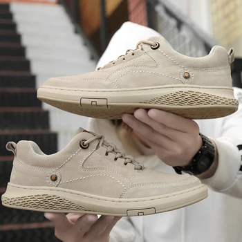 New Fashion Spring Summer Suede Men Flat Casual Shoes Flats Driver Footwear Breathable Lace Up Sneakers 
New Fashion Spring Summer Suede Men Flat Casual Shoes Flats Driver Footwear Breathable Lace Up Sneakers