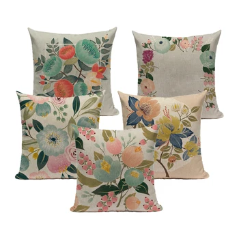 Retro High Quality Flower Cushion Cover Home Decor Textile Floral Printed Pillowcase Throw Pillow Case Linen Car Sofa Bed
Retro High Quality Flower Cushion Cover Home Decor Textile Floral Printed Pillowcase Throw Pillow Case Linen Car Sofa Bed