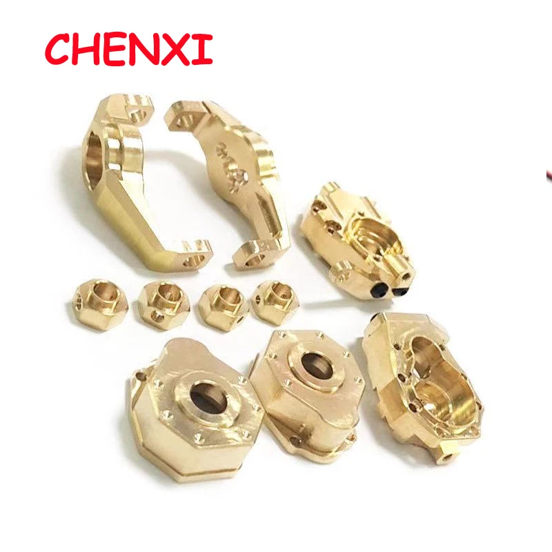 1Set Brass Upgrade Parts Set Hub Carrier Steering Knuckle Kit for 1/10 RC Crawler Traxxas TRX4 Portal Cover
1Set Brass Upgrade Parts Set Hub Carrier Steering Knuckle Kit for 1/10 RC Crawler Traxxas TRX4 Portal Cover
