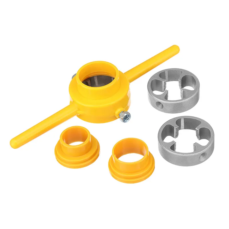 6pcs/Set NPT Die Set Pipe Threader PVC Thread Maker Tool Sizes 1/2" 3/4" 1" For Pumps Pipes Hand Tools Die Plastic Pipe Thread
6pcs/Set NPT Die Set Pipe Threader PVC Thread Maker Tool Sizes 1/2" 3/4" 1" For Pumps Pipes Hand Tools Die Plastic Pipe Thread