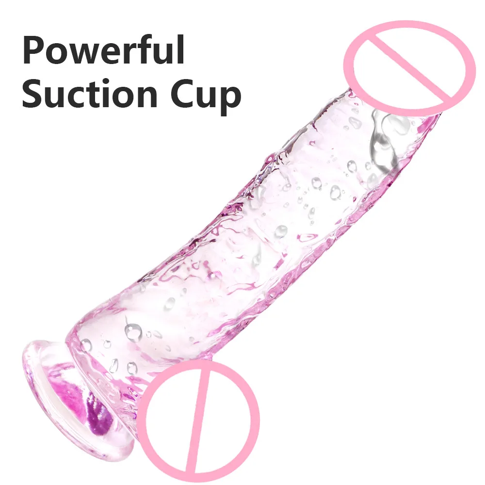Suction Cup Realistic Dildo Cock Fake Jelly Huge Cheap Big Penis Butt Plug Simulation Female Sex Toys for Women Men Anal Massage | Красота и