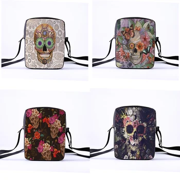 Custom ladies & crossbody shoulder bag printing The skeleton series shoulder bag punk skull pattern shopping leisure bag
Custom ladies & crossbody shoulder bag printing The skeleton series shoulder bag punk skull pattern shopping leisure bag