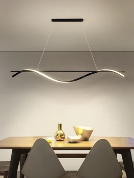 Nordic Ins Chandelier Creative Personality Hollow-out Minimalist Strip Light Design Sense of Modern and Simple Bar
Nordic Ins Chandelier Creative Personality Hollow-out Minimalist Strip Light Design Sense of Modern and Simple Bar