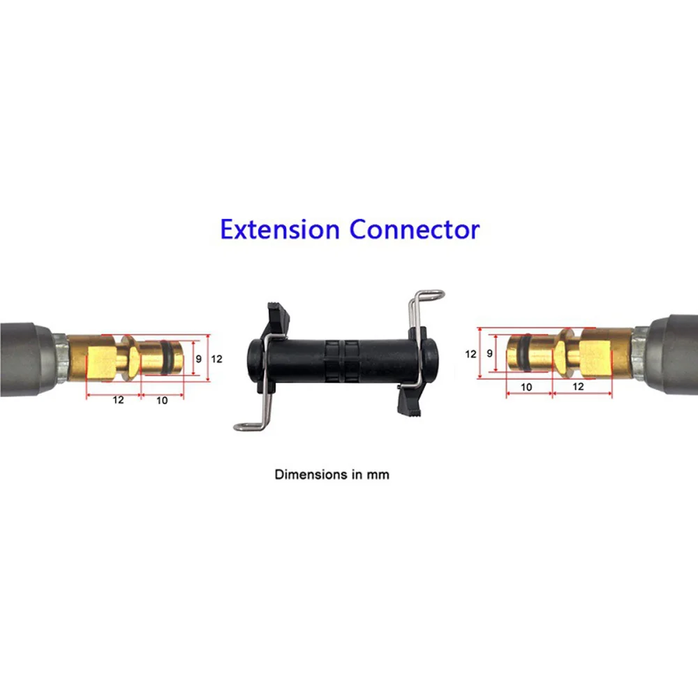 9.5*2.5*5.5cm Hose Extension Connector For Karcher K-Series High Pressure Water Cleaning Hose Brand New And High Quality
9.5*2.5*5.5cm Hose Extension Connector For Karcher K-Series High Pressure Water Cleaning Hose Brand New And High Quality