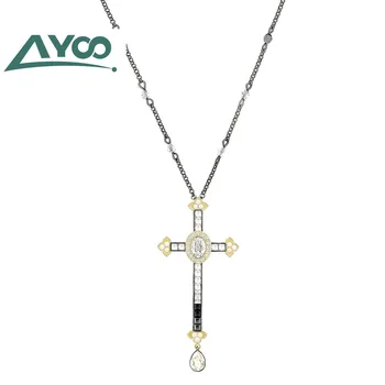 AYOO High-quality SWA new pendant design Millennium Cross color original girl souvenir gift free freight Necklace
AYOO High-quality SWA new pendant design Millennium Cross color original girl souvenir gift free freight Necklace