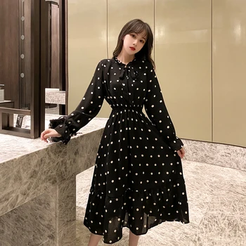 Sexy Women Maxi Dress 2020 Spring Ladies Ruffle Wave Point Chiffon Long Party Dresses
Sexy Women Maxi Dress 2020 Spring Ladies Ruffle Wave Point Chiffon Long Party Dresses