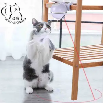 SHUANGMAO Pet Cat Toy Interactive Electric Cats Laser Sensing 360 Degrees Rotating Feather Kitten Game Automatic Toys USB Charge
SHUANGMAO Pet Cat Toy Interactive Electric Cats Laser Sensing 360 Degrees Rotating Feather Kitten Game Automatic Toys USB Charge