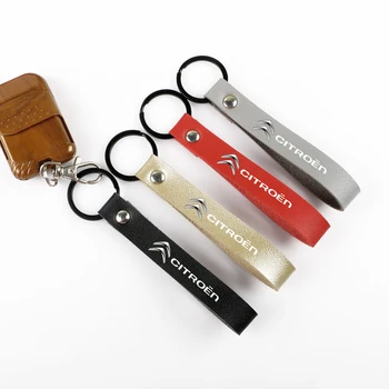 1pcs leather rope Car Styling Keychain Key Chain Key Rings For Citroen C3 C4 C5 Car Accessories
1pcs leather rope Car Styling Keychain Key Chain Key Rings For Citroen C3 C4 C5 Car Accessories