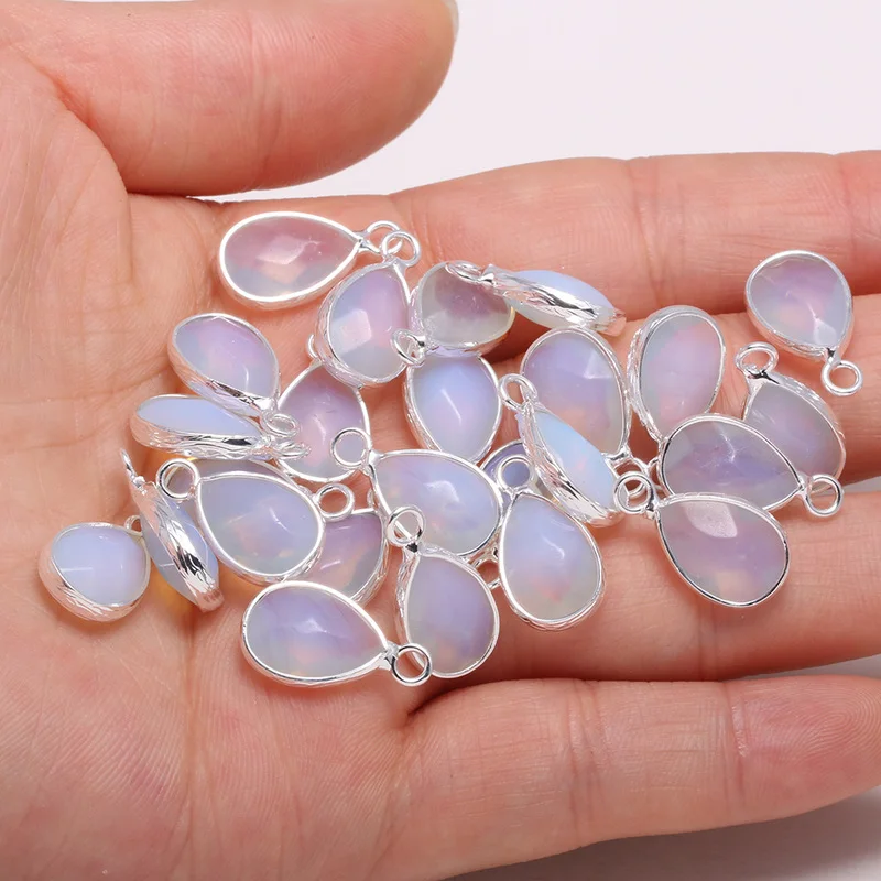 2Pcs New natural stone pendant drop-shaped Opal Stones faceted pendant necklace for DIY jewelry best birthday gift size 10x14mm
2Pcs New natural stone pendant drop-shaped Opal Stones faceted pendant necklace for DIY jewelry best birthday gift size 10x14mm