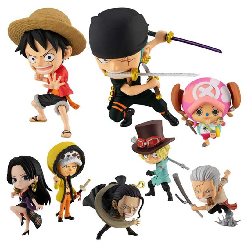 WSTXBD BANDAI one piece OP Рекламные движения STAMPEDE Луффи Зоро Хэнкок ПВХ Фигурки игрушки