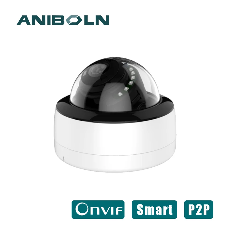 

1080P IP Camera Dome Onvif supports POE night version 960P 720P 2MP 25fps H.265 Network Dome Camera 2.8-12 mm Varifocal Lens P2P