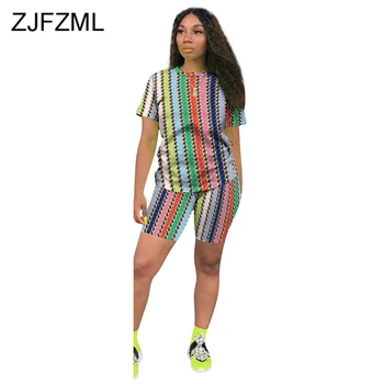 Plus Size Casual Two Piece Tracksuit Summer Clothes For Women Striped Tie Dye Print Top And Fitness Shorts Sportswear Sweatsuits
Plus Size Casual Two Piece Tracksuit Summer Clothes For Women Striped Tie Dye Print Top And Fitness Shorts Sportswear Sweatsuits
