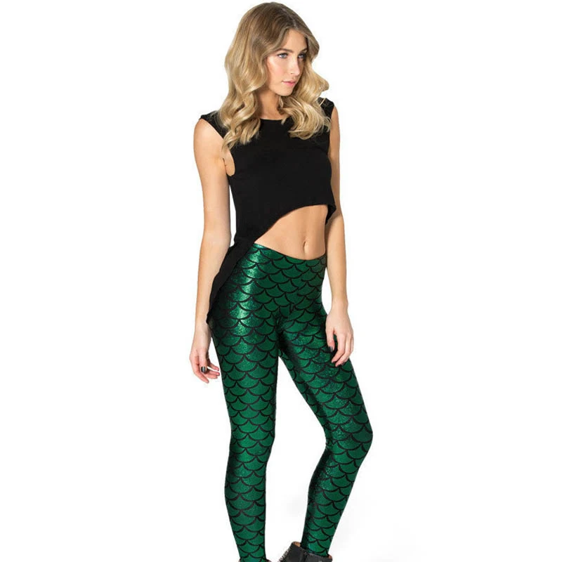 Fashion Sexy Women Mermaid Fish Scale Leggings Plus Size Mermaid High Waist Fitness Workout Legging Pants Casual Leggins Pant
Fashion Sexy Women Mermaid Fish Scale Leggings Plus Size Mermaid High Waist Fitness Workout Legging Pants Casual Leggins Pant