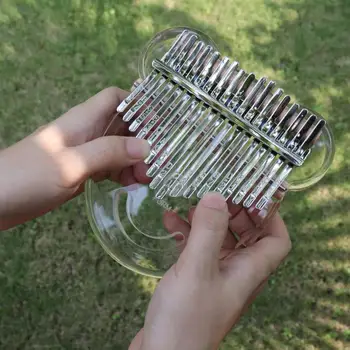17 Key Simulation Crystal Transparent Bear Face Shape Thumb Piano Kalimba Mbira with Tuning Hammers
17 Key Simulation Crystal Transparent Bear Face Shape Thumb Piano Kalimba Mbira with Tuning Hammers